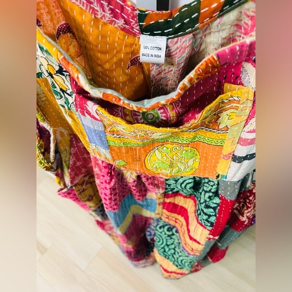 Colorful Patchwork Jumpsuit Kantha Bae - Picture 3 of 12